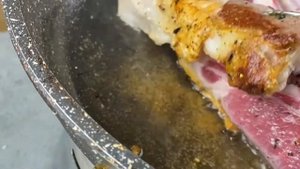 Сочные Бараньи ребрышки на сковороде с чесноком