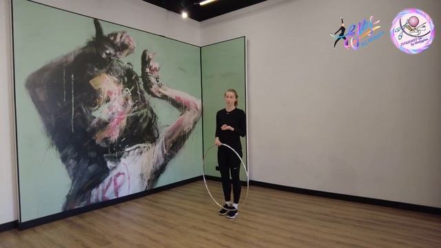 Видеоуроки для гимнасток 8-10 лет (обруч/мяч) смотреть онлайн