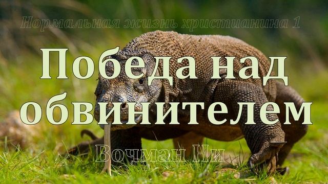 "Победа над обвинителем" Вочман Ни