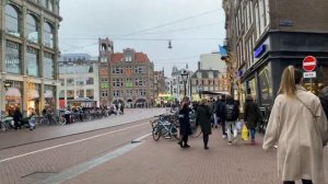 AMSTERDAM BEFORE HARD LOCKDOWN ft. Leidsestraat, Bloemenmarkt & Kalverstraat | Walking Tour 2021