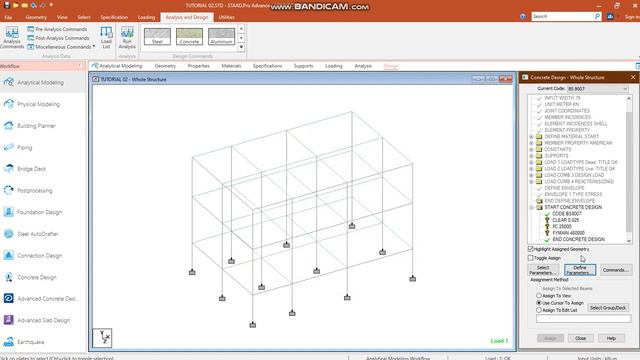 design and analysis of structure ( STAAD pro in SWAHILI LANGUAGE) TUTORIAL 04 смотреть онлайн