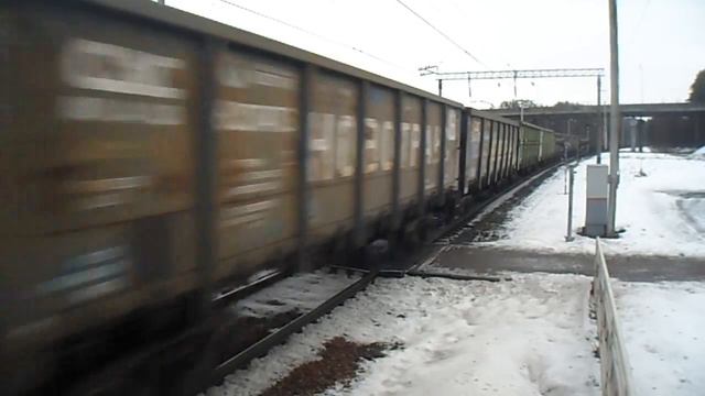 Электровоз ВЛ80С-524 с грузовым поездом смотреть онлайн