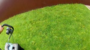 Как за 30 минут Подсеять газон/стрижка газона/ крыша продолжение г.Гай