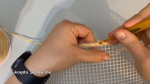 СУМКА ИЗ РАФИИ на каркасной основе!