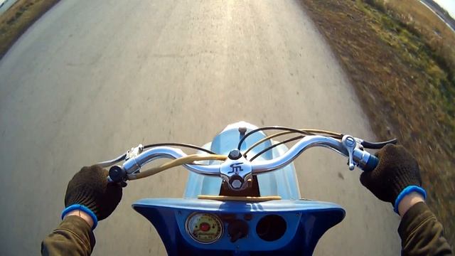 Первый выезд на мотороллере за последние 30 лет. Продубас на Тула 200м 1964 года выпуска. смотреть онлайн