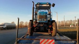 Поездка за трактором  АГРОМАШ - 50ТК