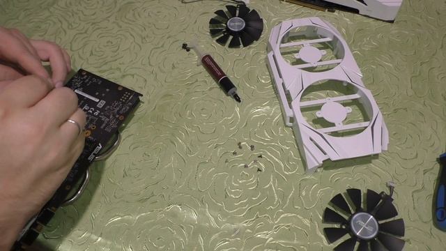 Разбираю после непрерывного майнинга видеокарту ASUS GTX 1070 DUAL смотреть онлайн