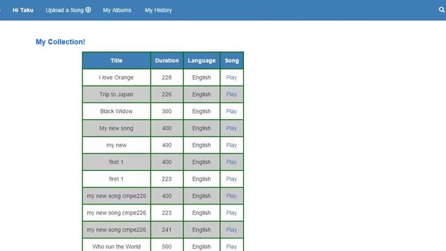 MusicApp (Jukebox) in PHP