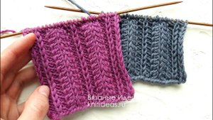 КРАСИВЫЙ УЗОР для  шапок,свитеров, кардиганов!