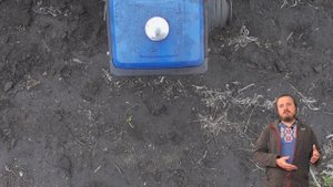 Мотоблок - вспашка плугом ПЛ 4. Как проходила вспашка.