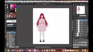 SpeedPaint / I draw my character/ Рисую референс своего персонажа