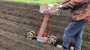 Самодельная Картофелесажалка. Проще не придумать