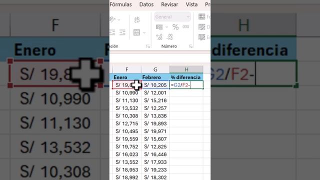 Caso 1 - Fórmula para SACAR PORCENTAJE en Excel?