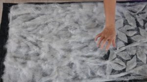 мк ШАРФ Белые цветы