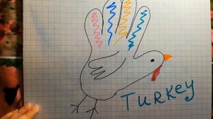 День Благодарения - Happy Thanksgiving #teacherMila #drawturkey