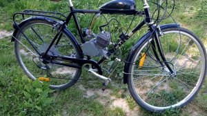 Мотовелосипед в стиле Ретро.