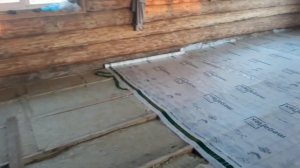 Как утеплить пол в деревянном доме // Строим туалет на улице.