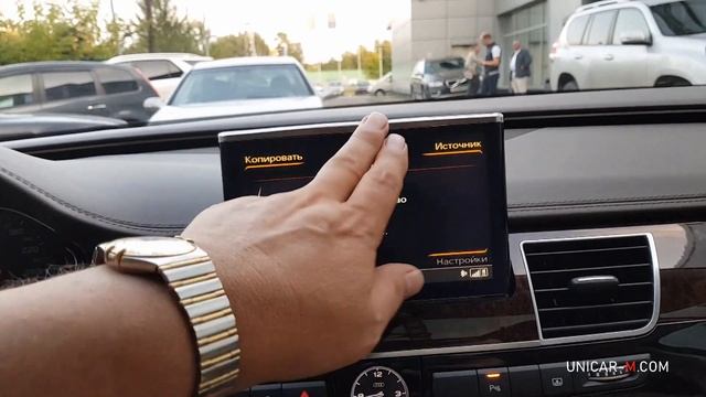 Audi A8 2011-2017 замена монитора MMI3G на монитор с ОС Андроид.mp4