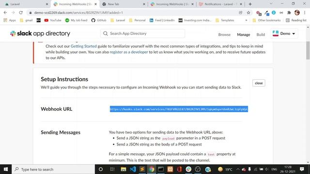 Laravel Slack Notificaton | Laravel Advanced | Laravel Notifications | Laravel Slack | Hindi #Part