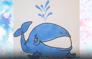 Синий Кит. Рисовать легко!