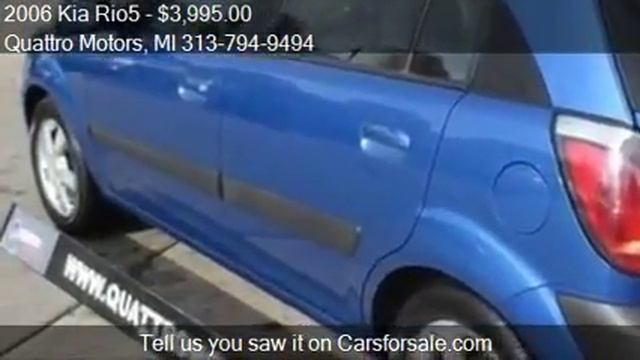 2006 Kia Rio5 SX 4dr Wagon (1.6L I4 5M) for sale in Redford, смотреть онлайн