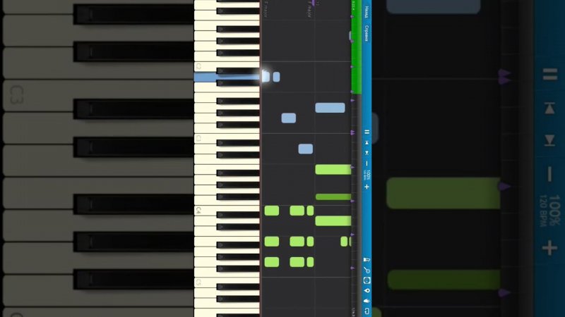 Demis Roussos - From Souvenirs To Souvenirs #shorts #pianotutorial #synthesia #synth