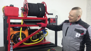 PROteus H 190/50 - Каналопромывочная установка с итальянским насосом RBL50-19 с ДВС 29 л.с.