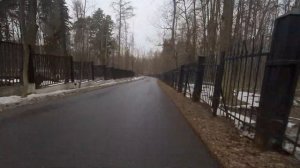 Санаторий Узкое от церкви к прудам