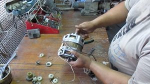 Сколько меди в эл. моторе стиральной машинки Обь Есть ли смысл разбирать или восстанавливать.