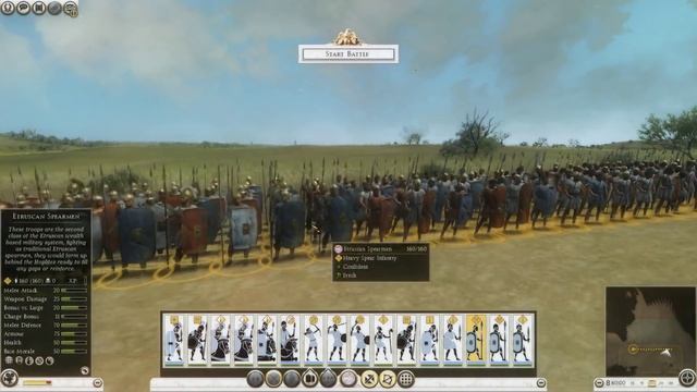 Rome 2: Total War. Юниты Этрусков.