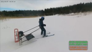 Толкатель лыжника Прохват на тайный карер через танкодром