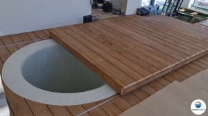 Сдвижная терраса для бассейна от компании United Pools