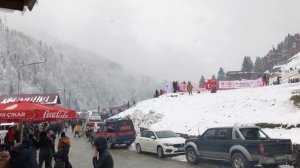 Rize Ayder Yaylası | Duvardan Aşağıya Uçtuk ☺️ | 11. Kardan Adam Şenliği