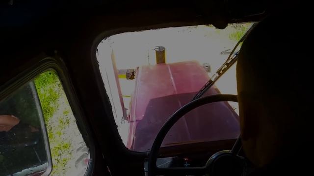 Трактор Т40. Ремонт колеса и испытание отвала. смотреть онлайн