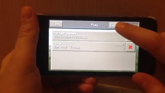 Как зайти на голодные игры в майнкрафт pe смотреть онлайн