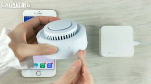 Tuya Zigbee Smoke Detector Home Kitchen Security Safety Prevention Smoke Sensor Sound Alarm