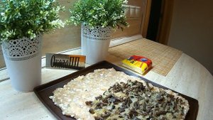 Куриный рулет с грибами и сыром?