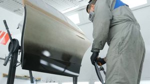 Подробный процесс покраски под толщиномер