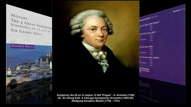 W.A. Mozart - Sinfonie No.38 K.504 'Prague' (dir. Sir Georg Solti, CSO, 1983-85)