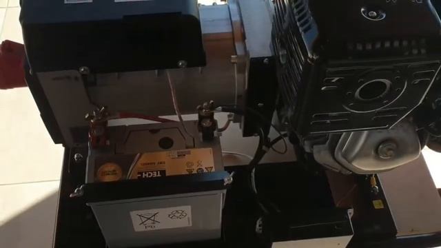 Honda GX390 3 phase generator with autostart controller смотреть онлайн