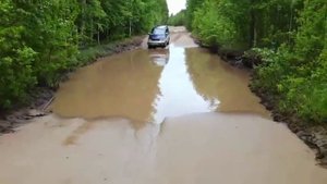 Кировская область, дорога в Суводи. Видео: vk.com/ribalka_v_kirove, автор Михаил Демаков