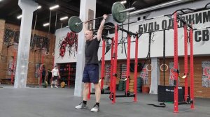 Кластер + подъем с плеч над головой