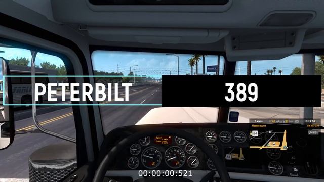American Truck Simulator - Acceleration Test. Самый быстрый грузовик