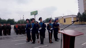 Рота почетного караула. Екатеринбург 24 июля 2016 г.