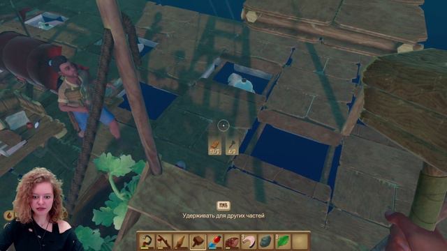 ЧТО НАМ СТОИТ ДОМ ПОСТРОИТЬ | 2 ЭТАЖ И РАДИОПРИЁМНИК - Raft-кооп [#3]