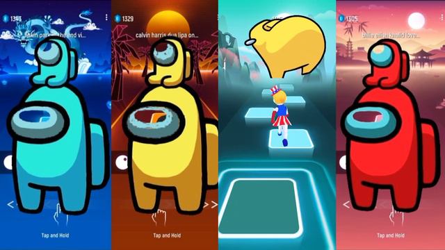 Insane Among Us Gameplay in Tiles Hop: You Won't Believe Your Eyes! смотреть онлайн