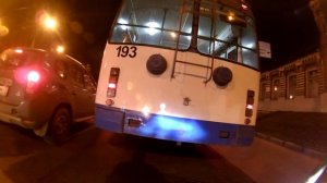 Вечерняя покатушка по городу на электровелосипеде