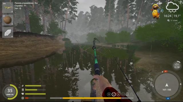 Русская рыбалка 4: р. Вьюнок: Голавль. смотреть онлайн