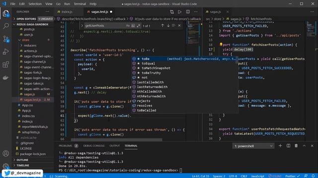 Как тестировать ветвления в Redux Saga? смотреть онлайн