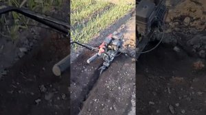 Дополнительные фрезы и регулируемый лемех и мотоблок пашет сам!!!